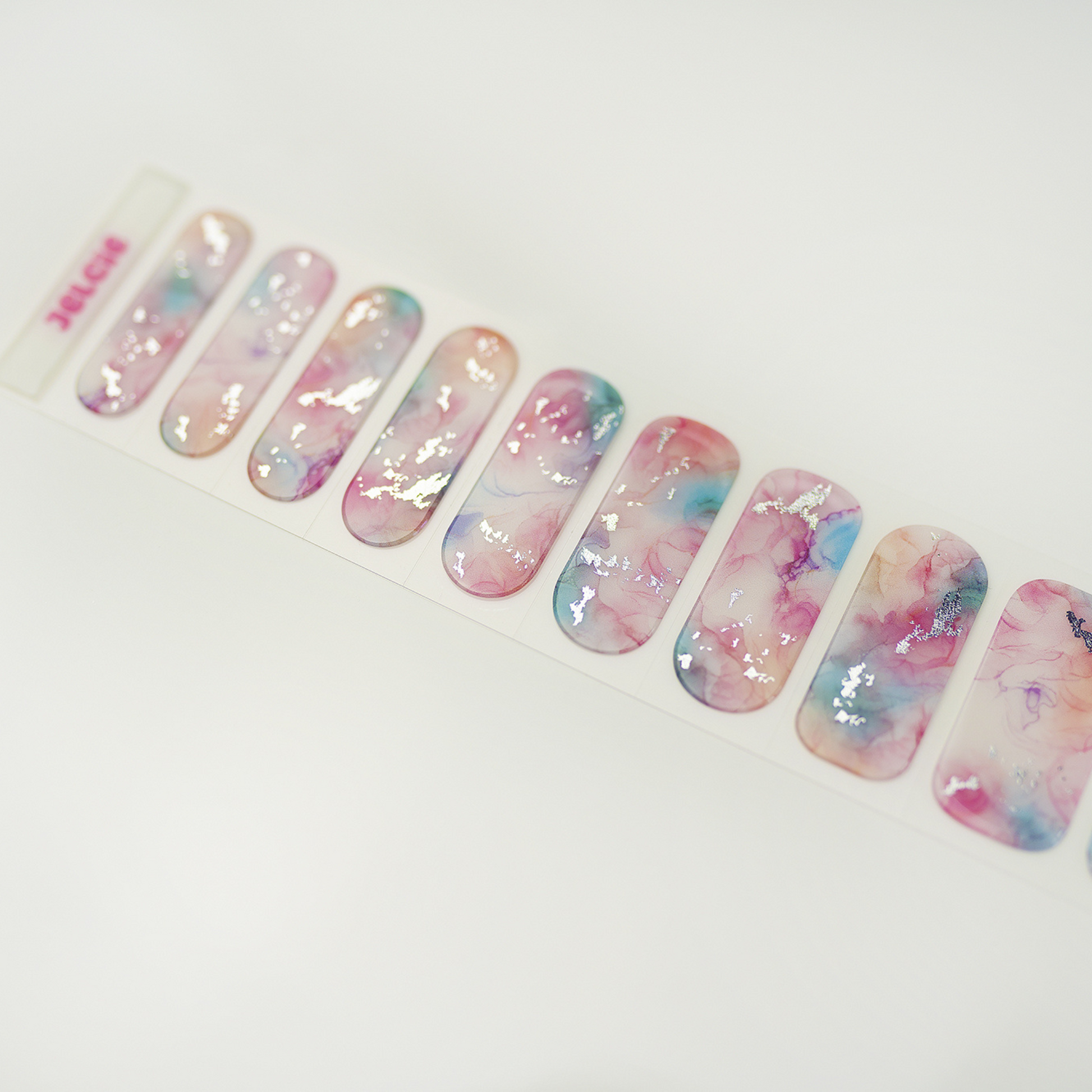 Nail Stickers by Jelcie: Raspberry Semi-Cured Nail Gellies