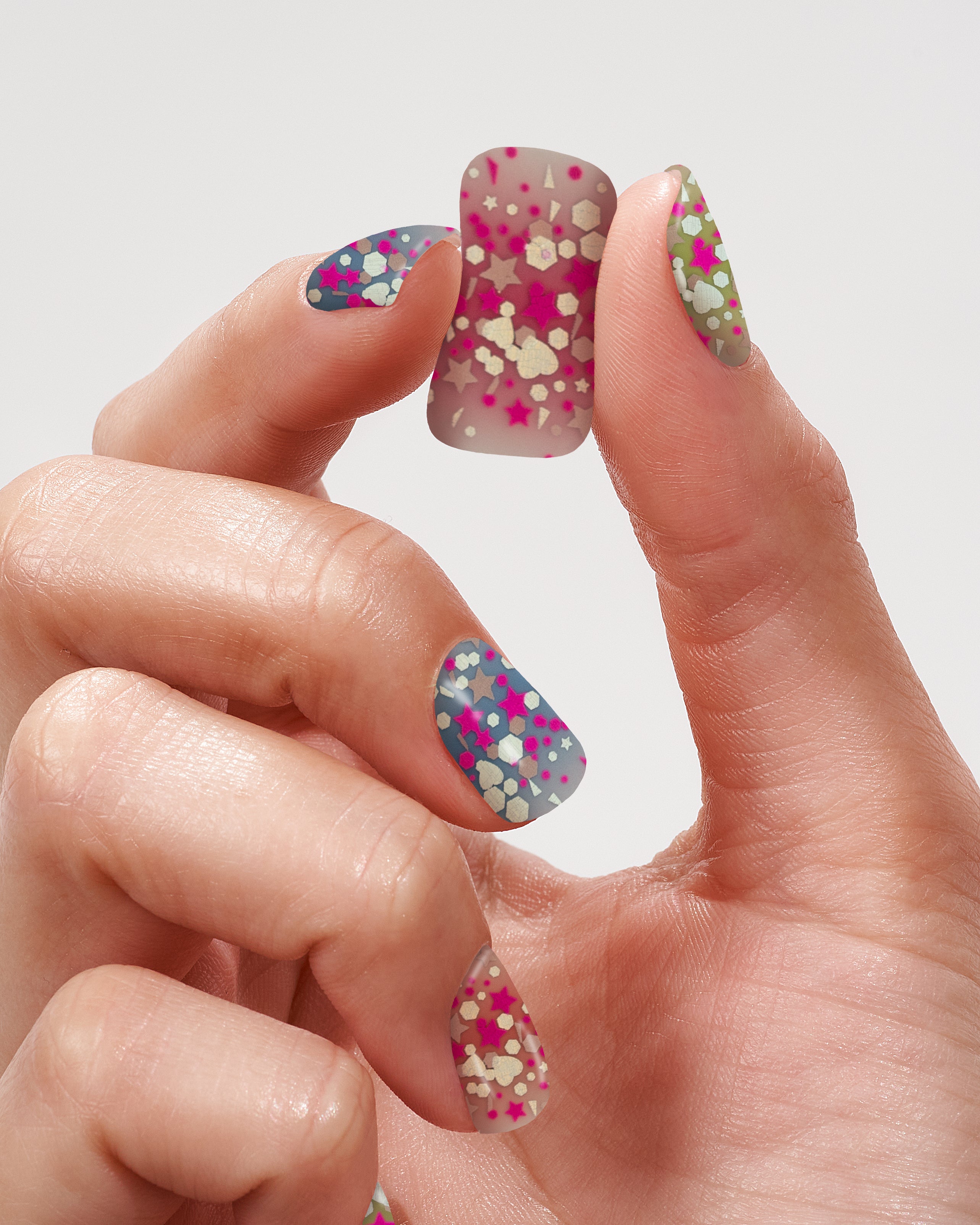 Our UV lamp cures and hardens gel nail stickers to the shape of your n, Nail Stickers